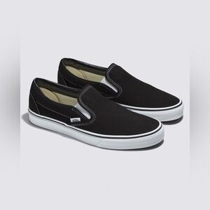 Vans Classic Slip-On Shoes, Black, Size 10 Women’s / 8.5 Men’s